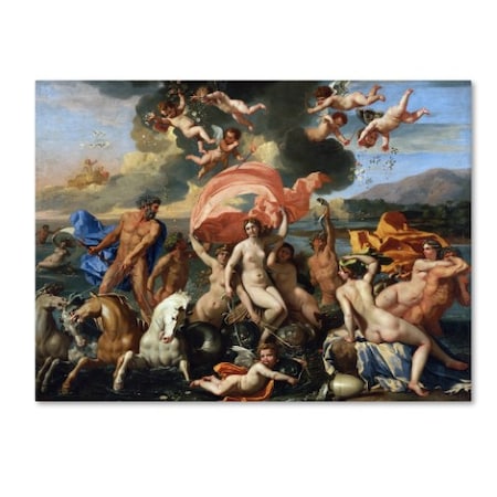 Nicolas Poussin 'The Birth Of Venus' Canvas Art,18x24